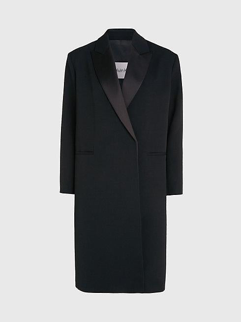CALVIN KLEIN TUXEDO WOOL SATIN CO