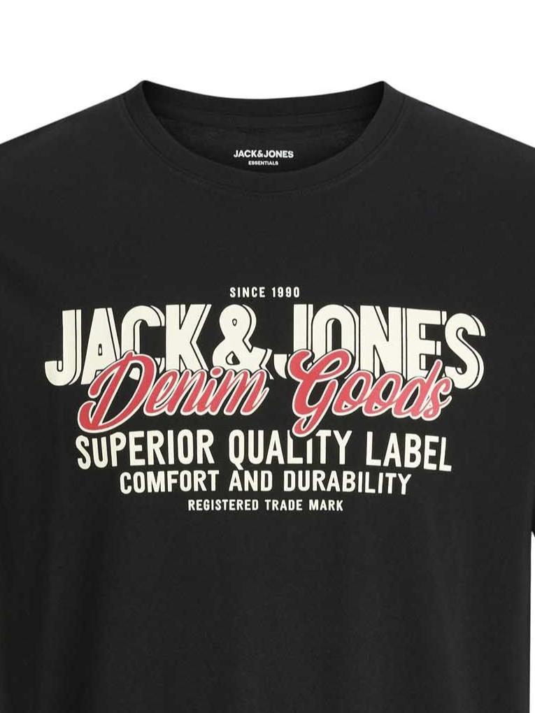 JACK JONES KIDS JJELOGO TEE SS ONECK 2 COL AW25 NOOS JNR