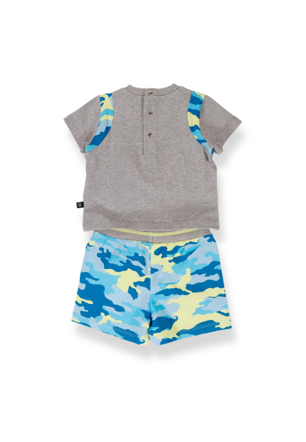PHILIPP PLEIN JUNIOR T-SHIRT+SHORT
