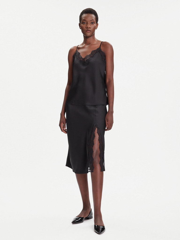 CALVIN KLEIN Matte Satin Cami wit