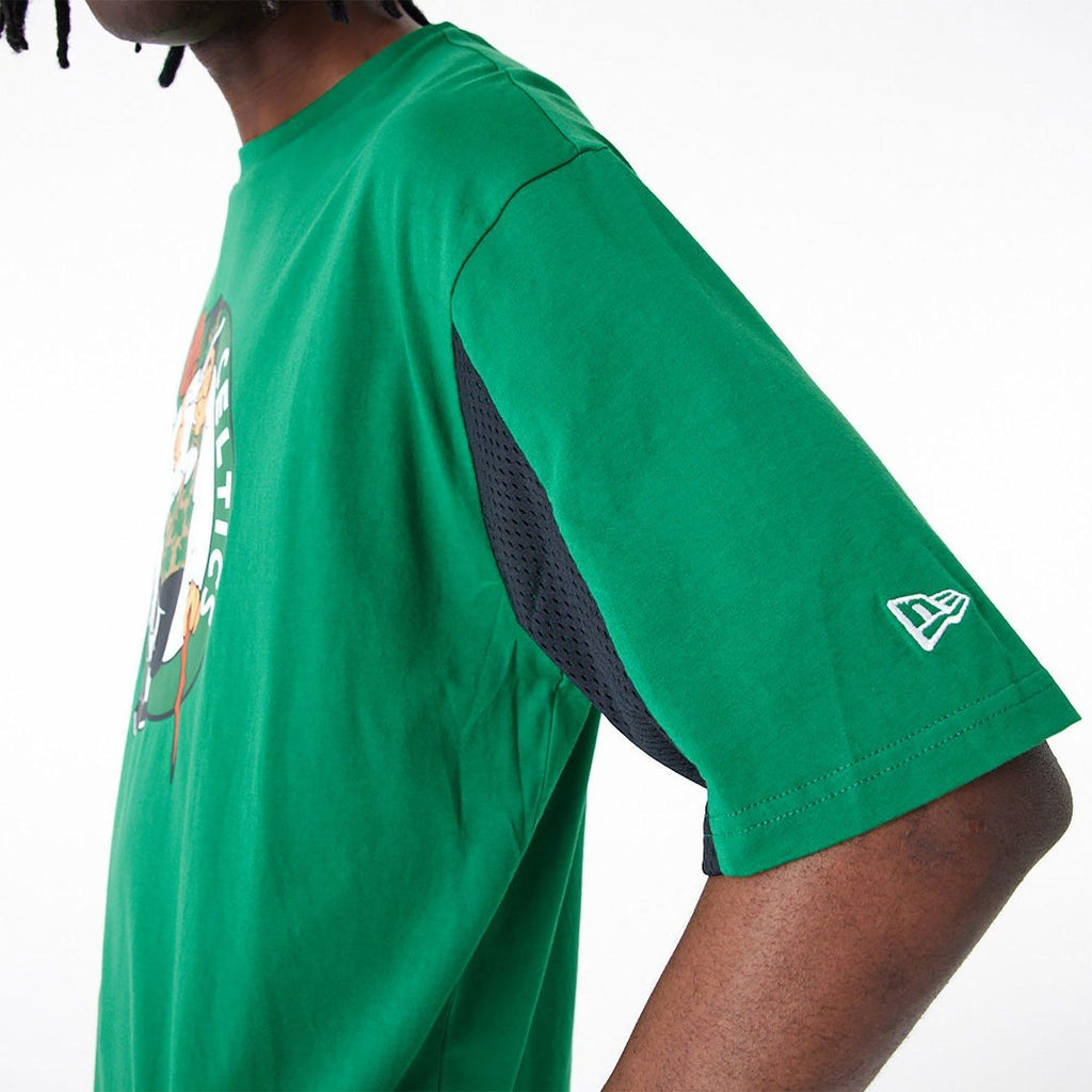 NEW ERA NBA MESH PANEL OS TEE BOSCEL  KGRWHI