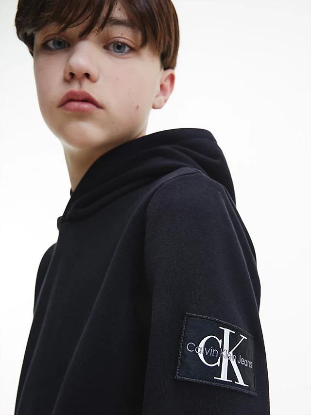 CALVIN KLEIN JEANS BADGE RIB HOODIE
