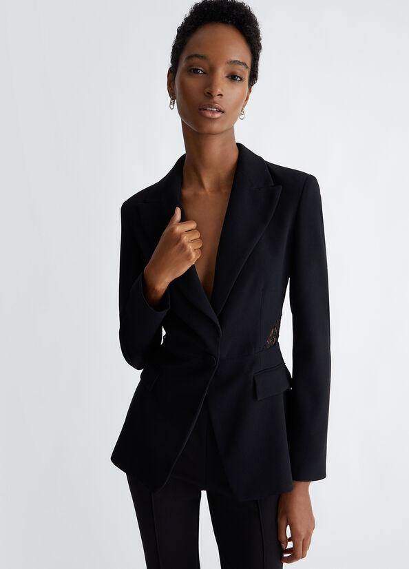 LIU JO GIACCA CUT-OUT C/PIZZO