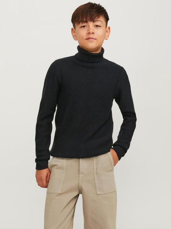 JACK JONES KIDS JORKYLE KNIT ROLL NECK JNR
