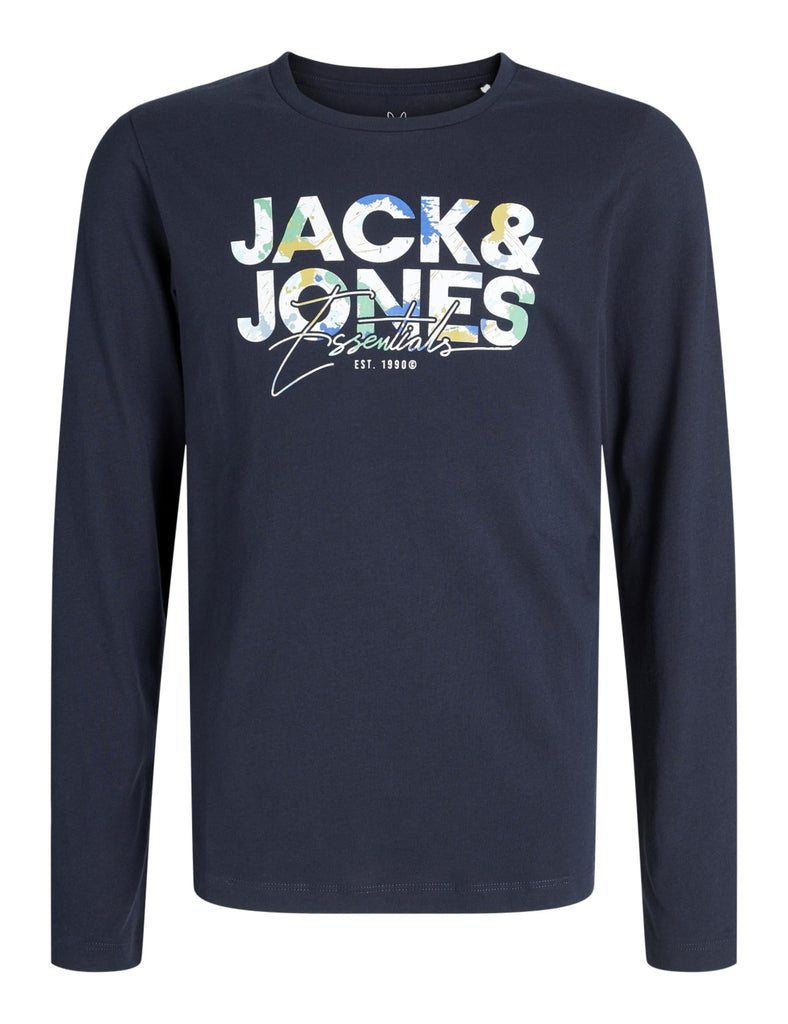 JACK JONES KIDS JJGEPLAS TEE LS CREW NECK MNI