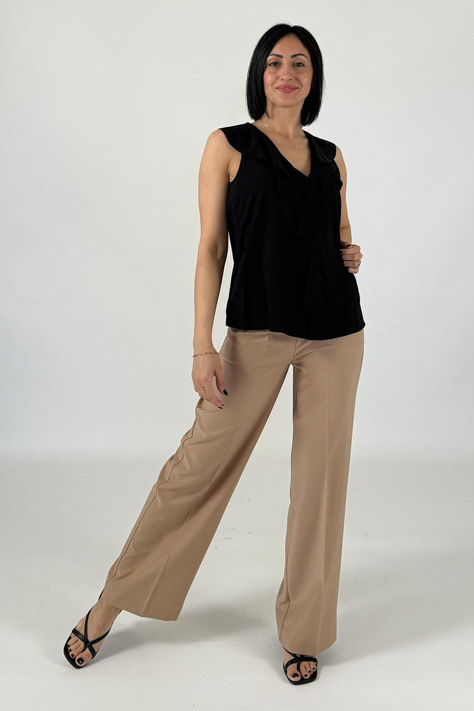 MARKUP BLUSA IN VISCOSA CON ROUGE