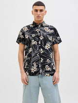 JACK AND JONES JJHAWAII AOP SHIRT SS LN