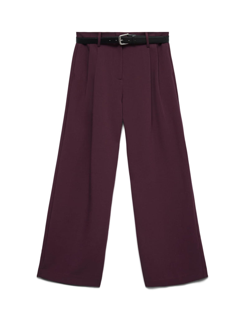 VERO MODA VMMICHELL MW WIDE BELTED PANT