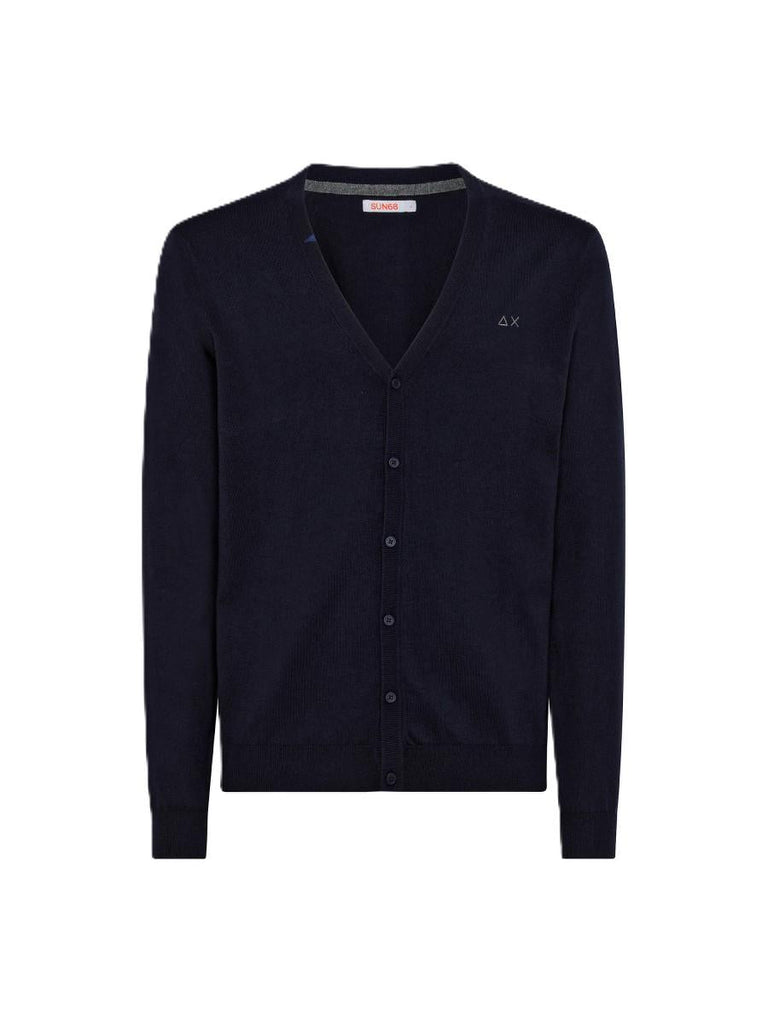 SUN68 CARDIGAN SOLID