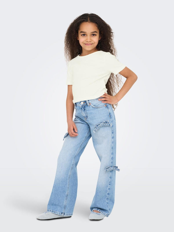 ONLY KIDS KOGRENE LIFE S/S OPEN BACK TOP JRS