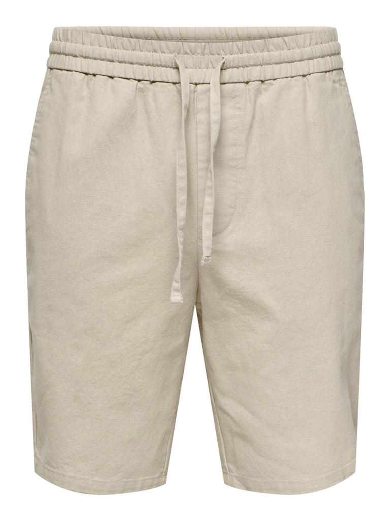 ONLY&SONS ONSLINUS 0007 COT LIN SHORTS NOOS