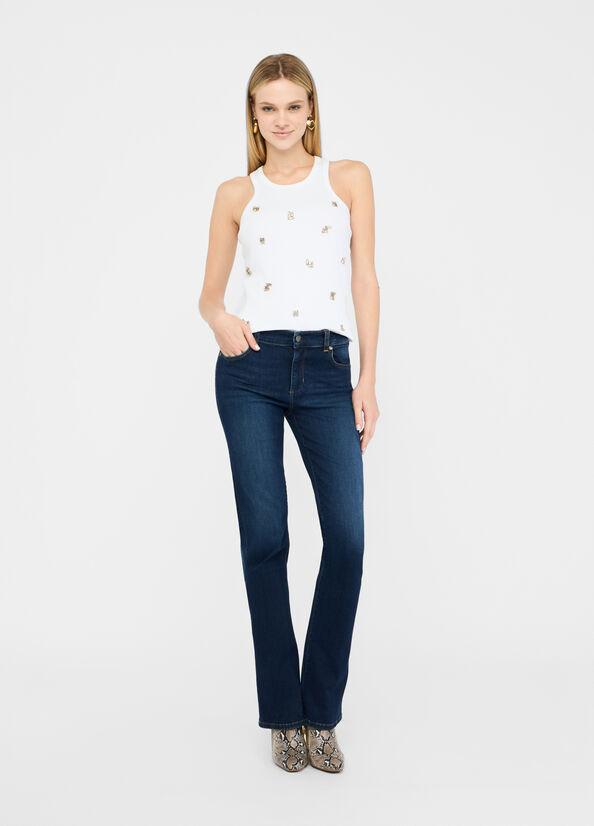 LIU JO ECS PANT AUTHENTIC BOOT CUT HW