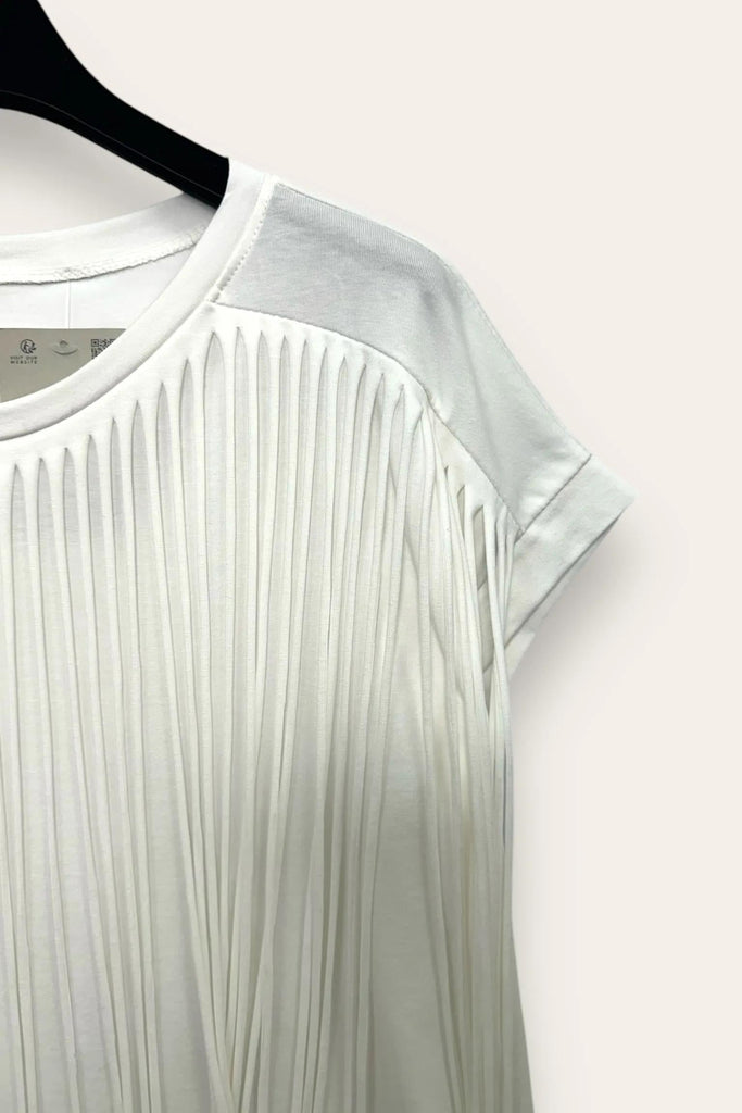 LOVEme Maglietta mezza manica con frange sul davanti