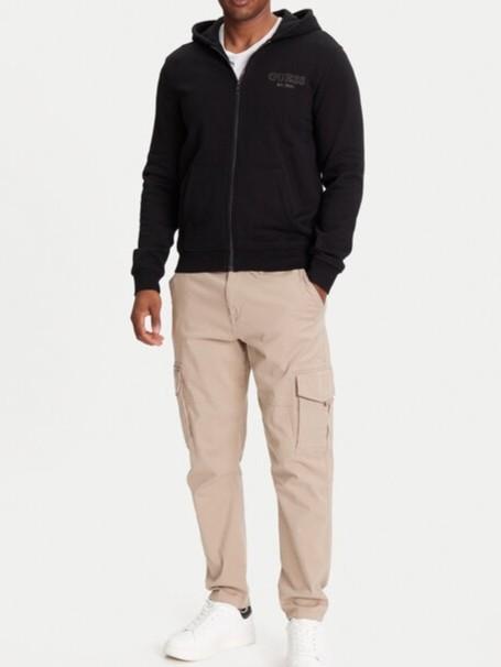 GUESS BASIC HOODIE ZIP SWEATSHIRT