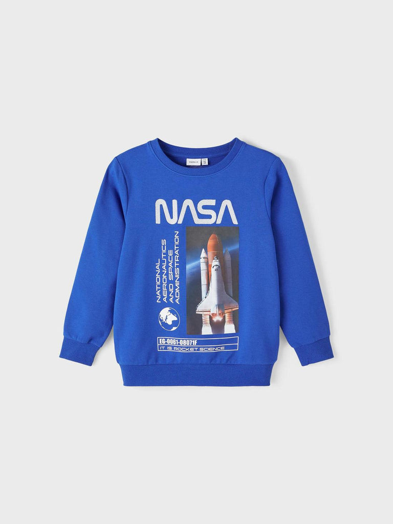 NAME.IT NKMJAMEZ NASA SWEAT UNB NAS