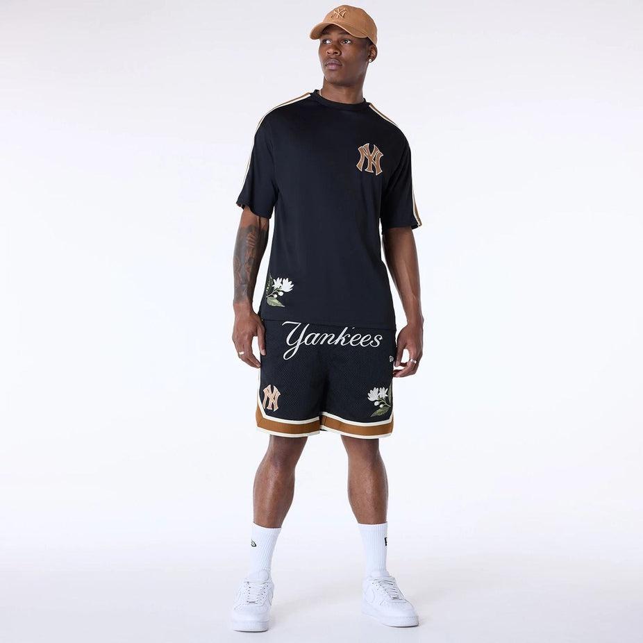 NEW ERA MLB FLORAL MESH SHORT NEYYAN  BLK