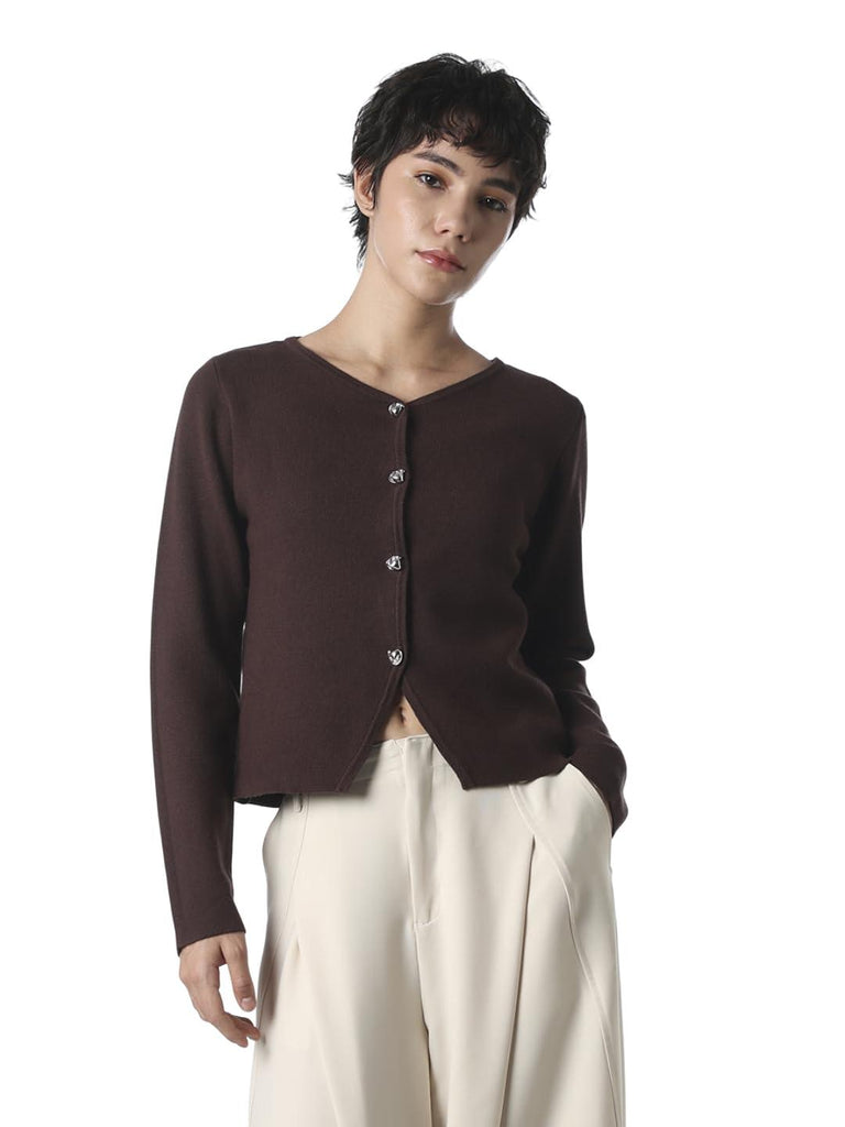 ONLY ONLSCARLETT LS BUTTON CARDIGAN KNT