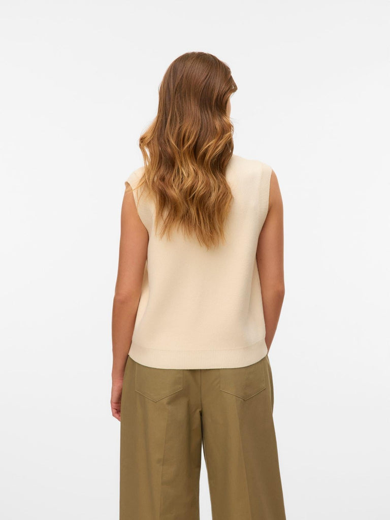 VERO MODA VMSABA SL V-NECK BUTTON VEST