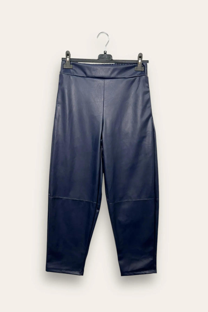 LOVEme Pantalone in ecopelle a carota