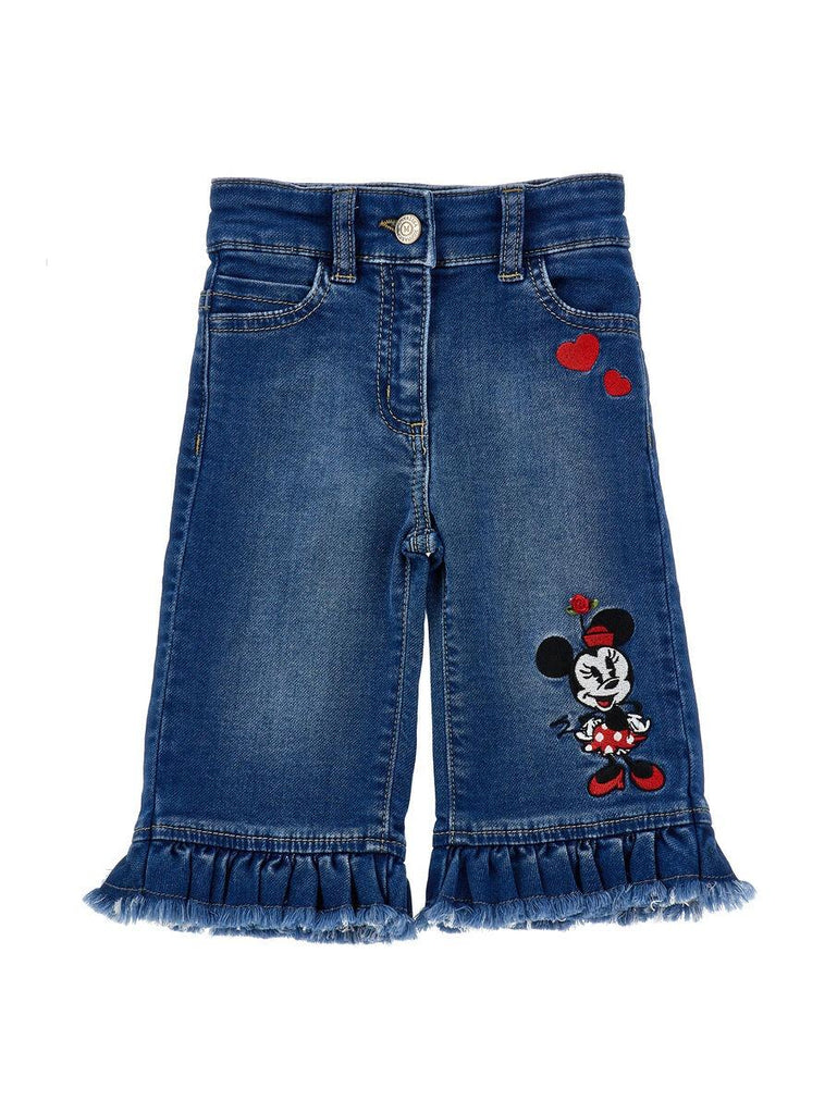 MONNALISA JEANS CON GALETTA DENIM F