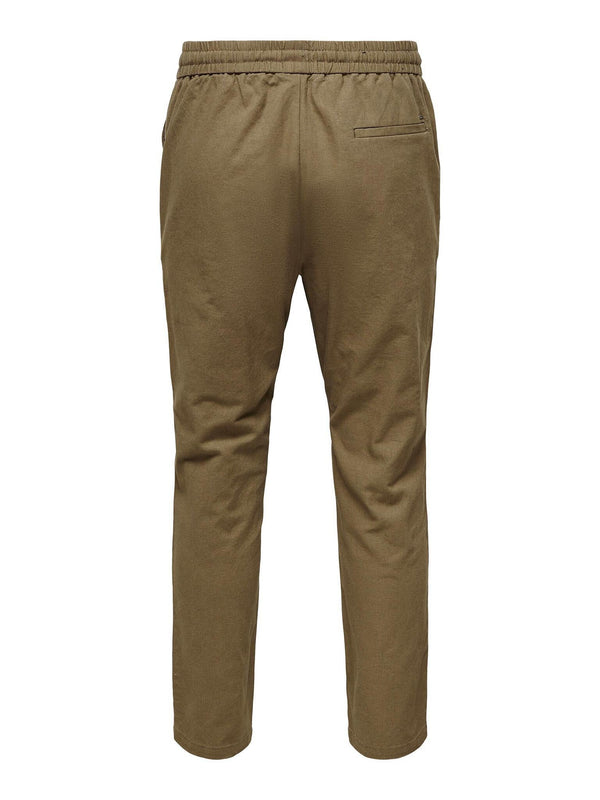ONLY&SONS ONSLINUS CROP 0007 COT LIN PNT NOOS