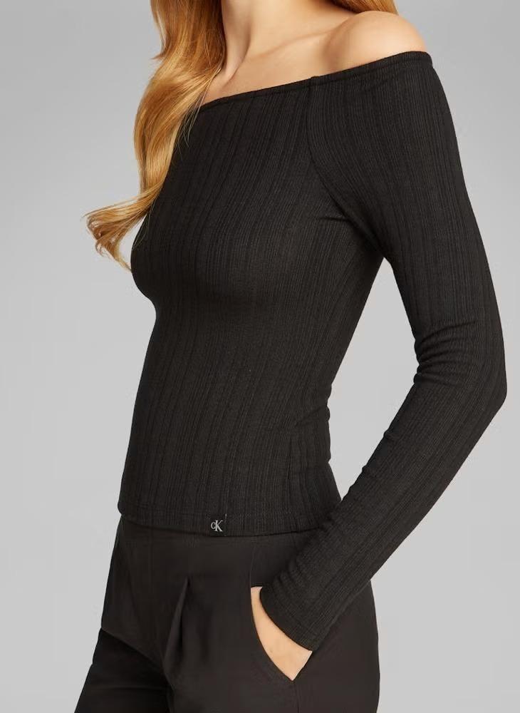 CALVIN KLEIN JEANS WARM TEXTURE RIB BAR