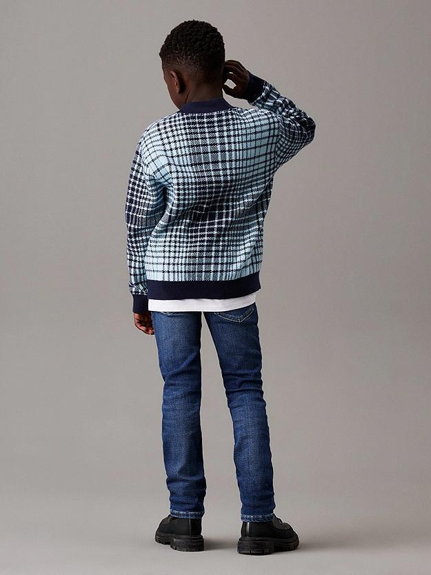 CALVIN KLEIN JEANS DARK BLUE VISUAL SLIM