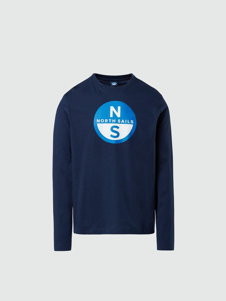 NORTH SAILS T SHIRT LONG SLEEVE W/GRAPHIC