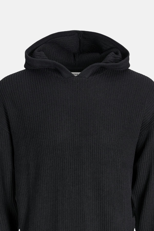 JACK AND JONES JJPANNEL KNIT HOODIE
