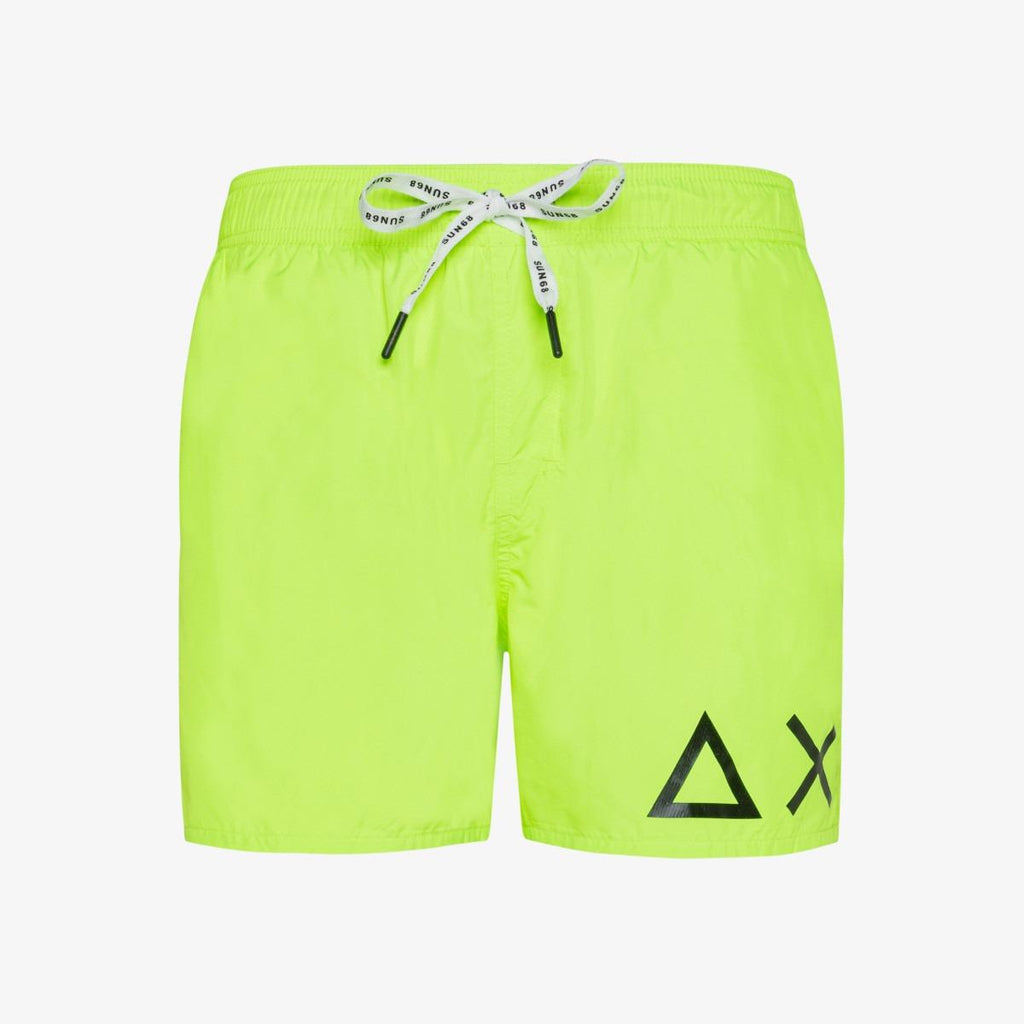 SUN68 SWIM PANT SOLID BIG LOGO