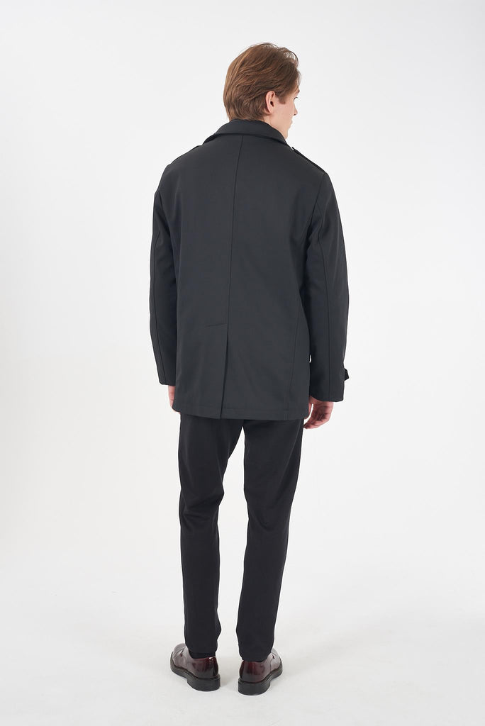 YES ZEE CAPPOTTO UOMO CON FINTO GILET STACCABILE