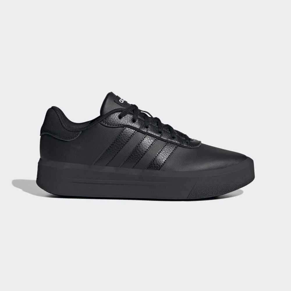 ADIDAS COURT PLATFORM      CBLACK/CBLACK/FTWWHT