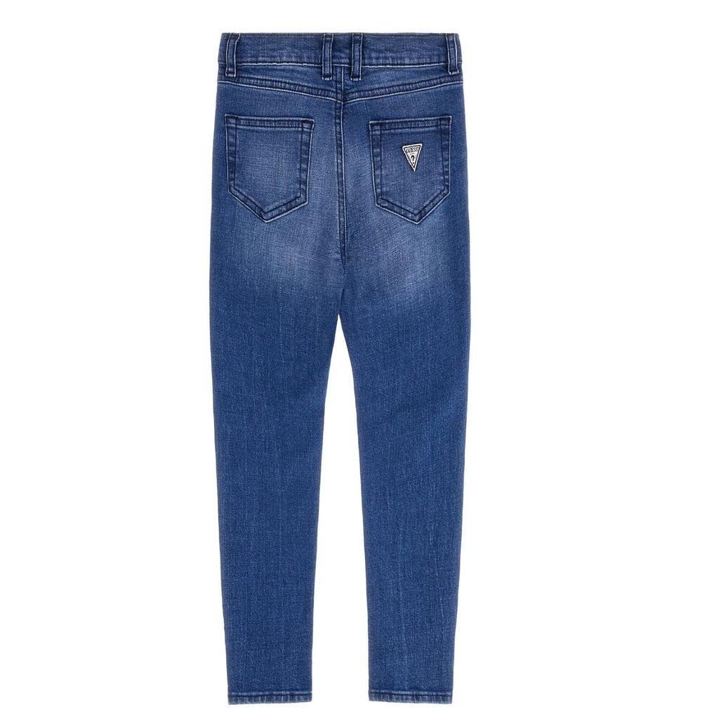 GUESS DENIM H.W.SKINNY W/EXPOSED BUT