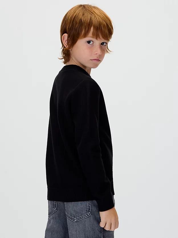CALVIN KLEIN LOGO LABEL SWEATER
