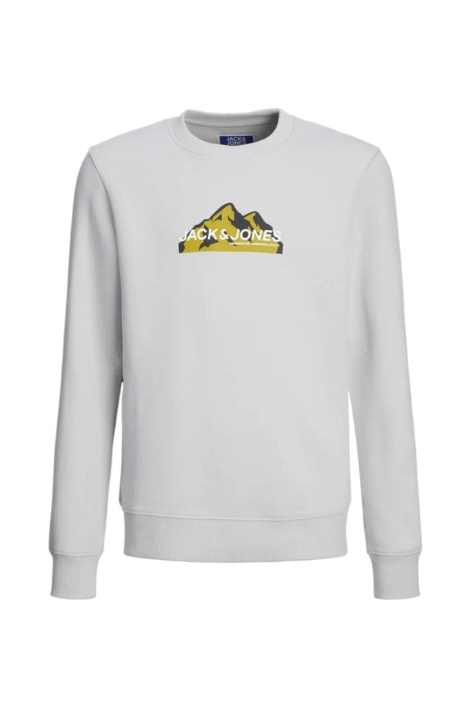 JACK JONES KIDS JCOMOUNTAIN LOGO SWEAT CREW NECK SN JNR