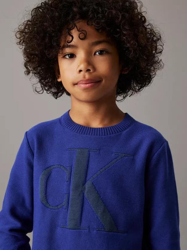 CALVIN KLEIN MONOGRAM REG. SWEATER