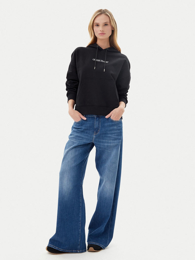 GUESS GJ OVER HOOD EMBRO SWEATSHIRT