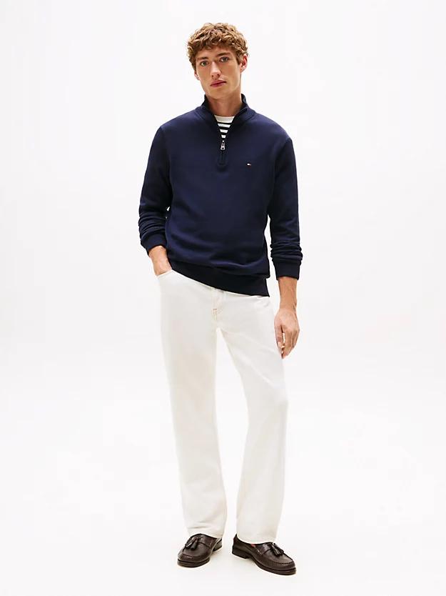 TOMMY HILFIGER ESSENTIAL COTTON ZIP