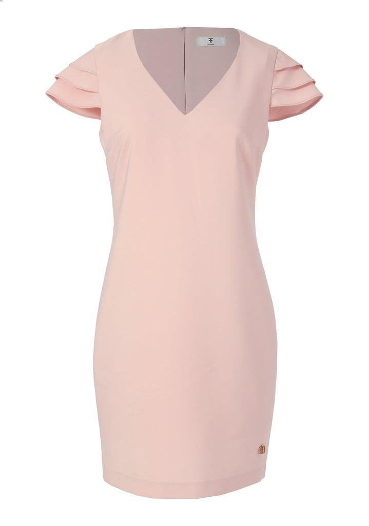 FRACOMINA SHORT DRESS ROSE