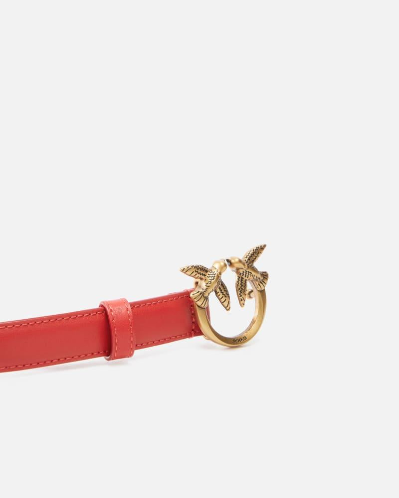 PINKO LOVE BERRY H2 BELT VITELLO SET