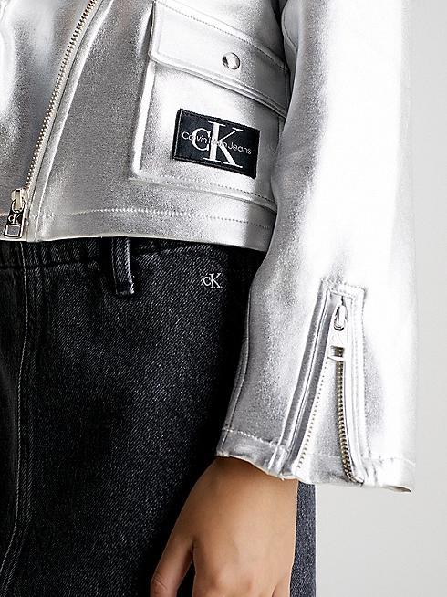 CALVIN KLEIN JEANS SILVER PERFECTO HWK JACKET