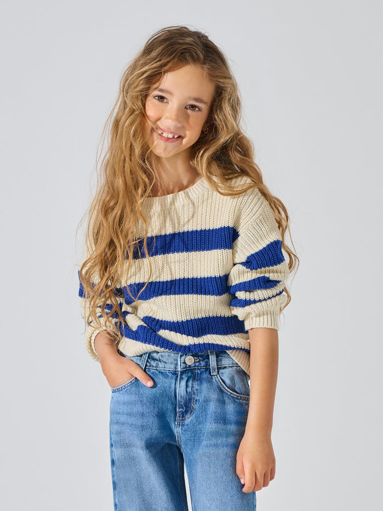 ONLY KIDS KOGSIF LS STRIPED PULLOVER KNT