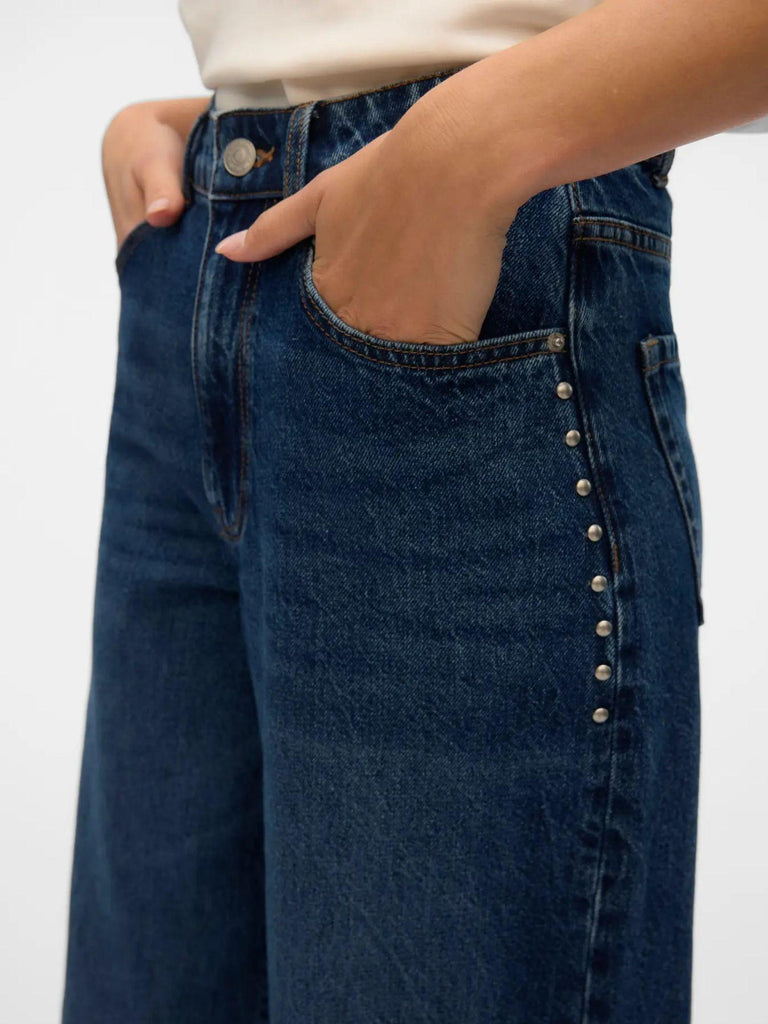 VERO MODA VMRAE HR WIDE STUDS JEANS VI3525