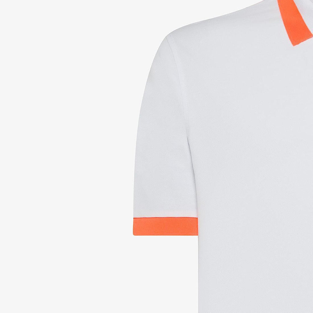 SUN68 POLO BIG STRIPE FLUO S/S