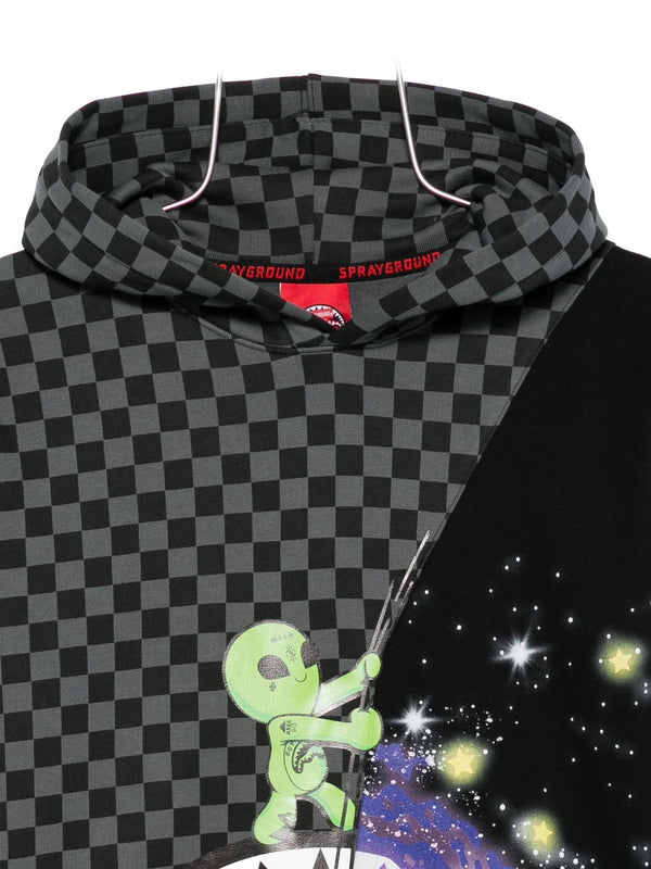 SPRAYGROUND COSMIC RAY HOMEWORLD SPLIT HOODIE