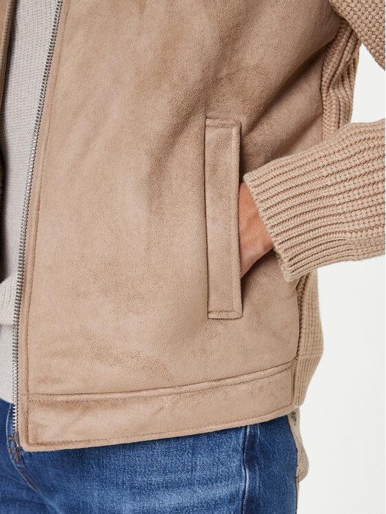 GUESS LS MN SUEDE MIX RIVER JACKET