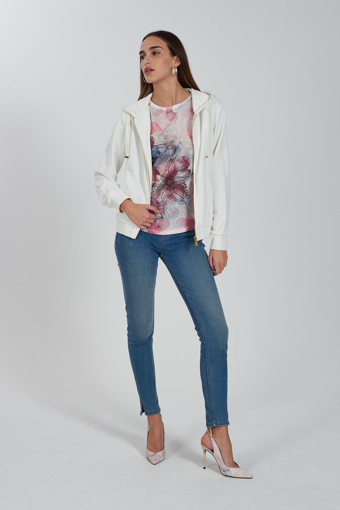 YES ZEE JEANS DONNA TIPO 5 TASCHE PUSH UP