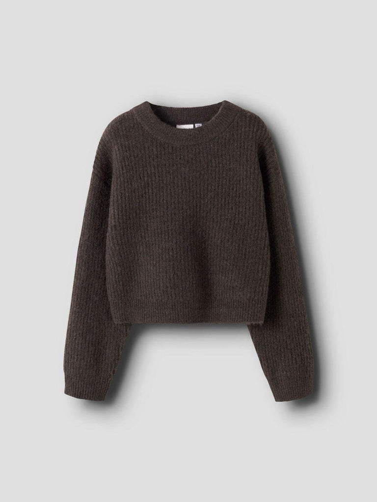 NAME.IT NKFHOLLY LS BOXY SHORT KNIT NOOS