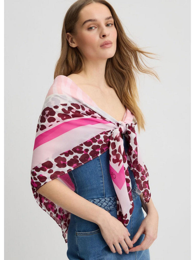 LIU JO ECS FOULARD MIX ANIMALIER 120X