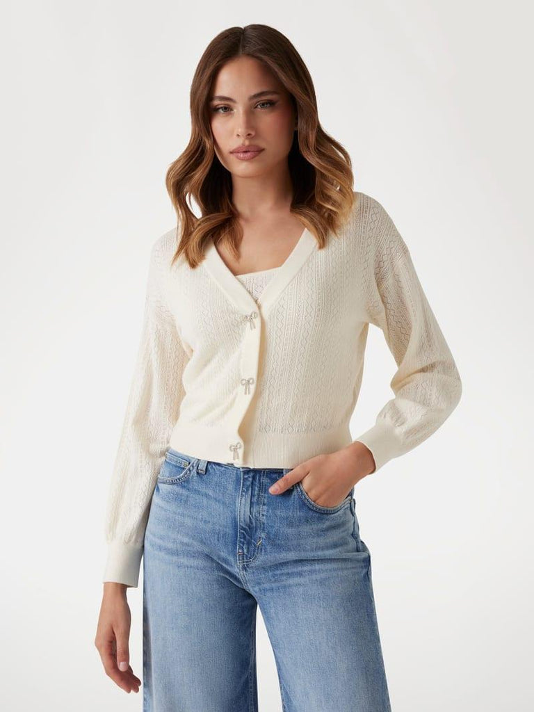 GUESS LS VN LYLA CARDI SWTR